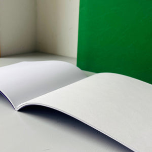 Waldorf drawingbooks green - purple