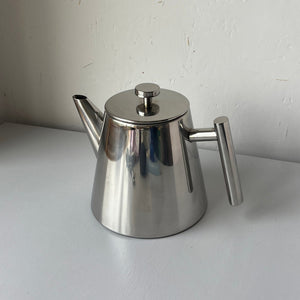 Stainless steel teapot vintage