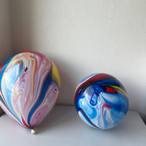 Set of 5 Marbled balloons