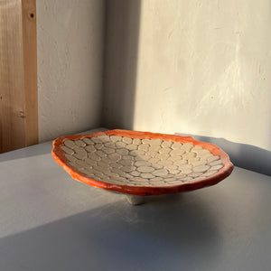 Handmade ceramic fruit bowl