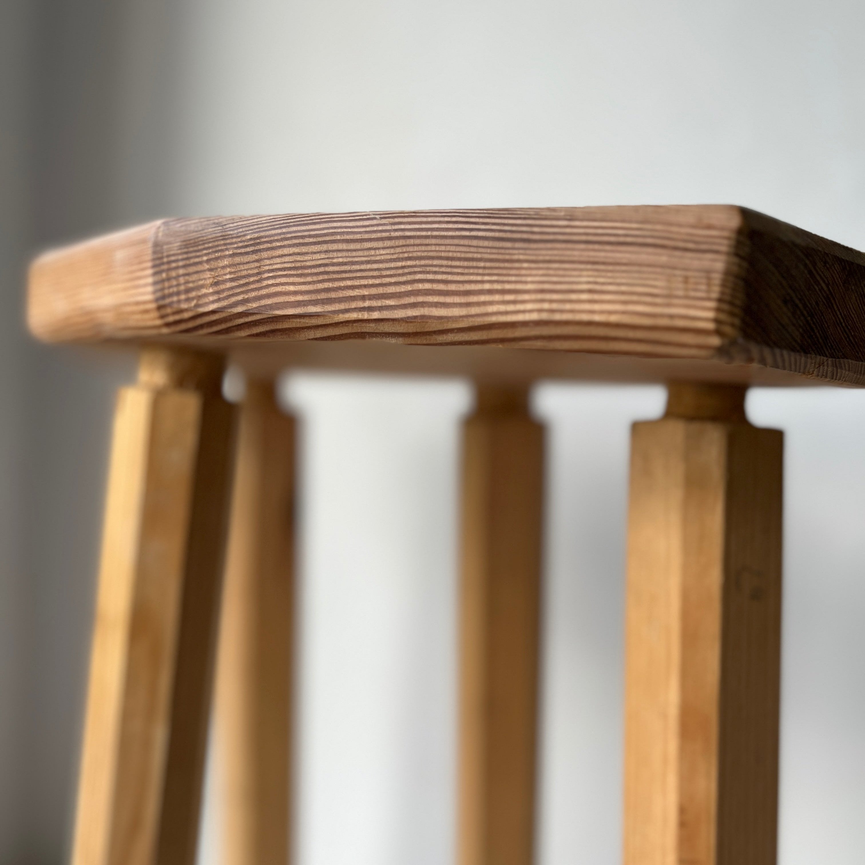 Wooden handmade stool