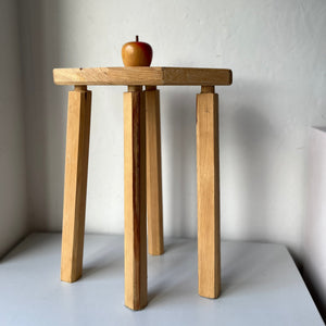 Wooden handmade stool