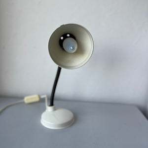 White vintage desk light