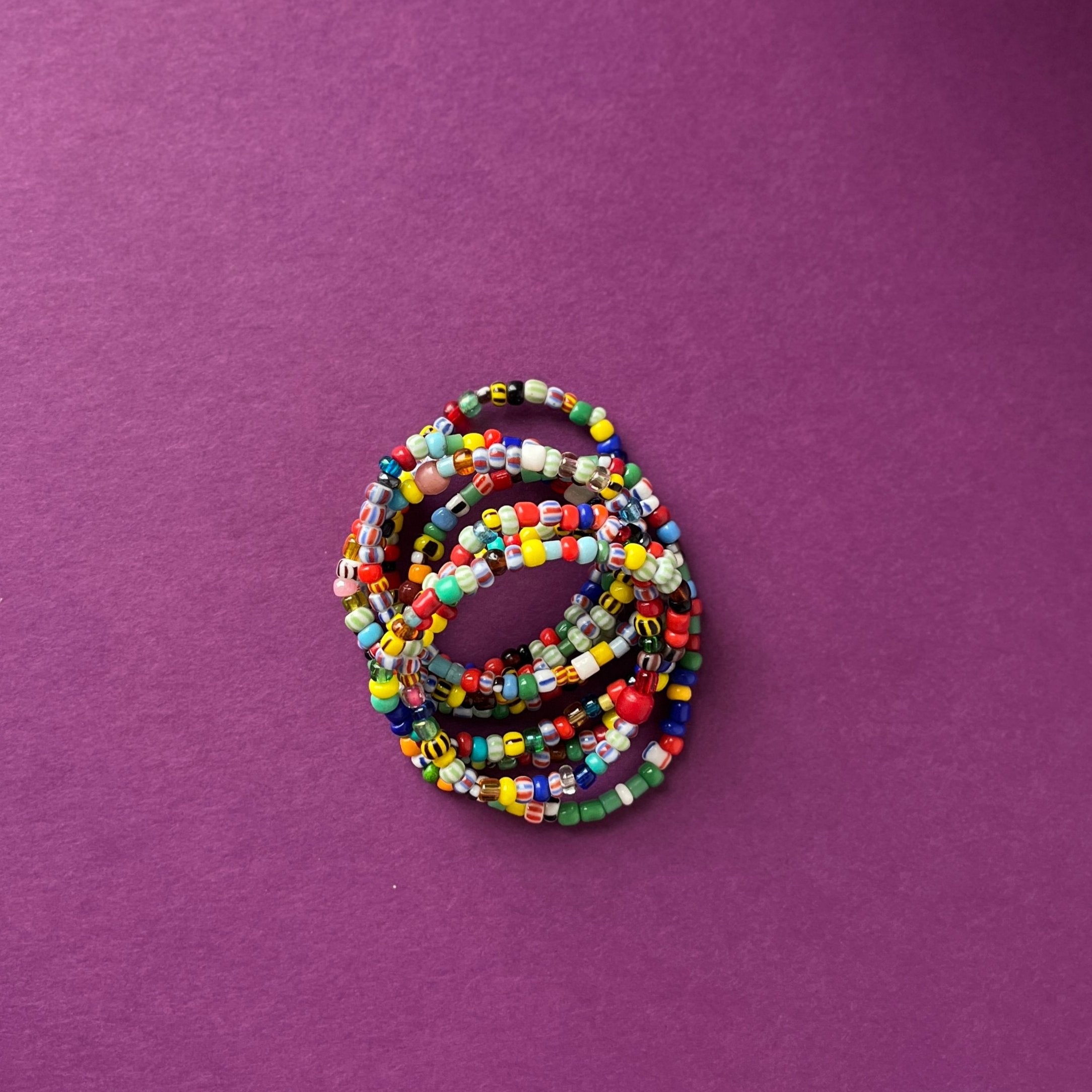 Multicoloured Masai bracelet kids