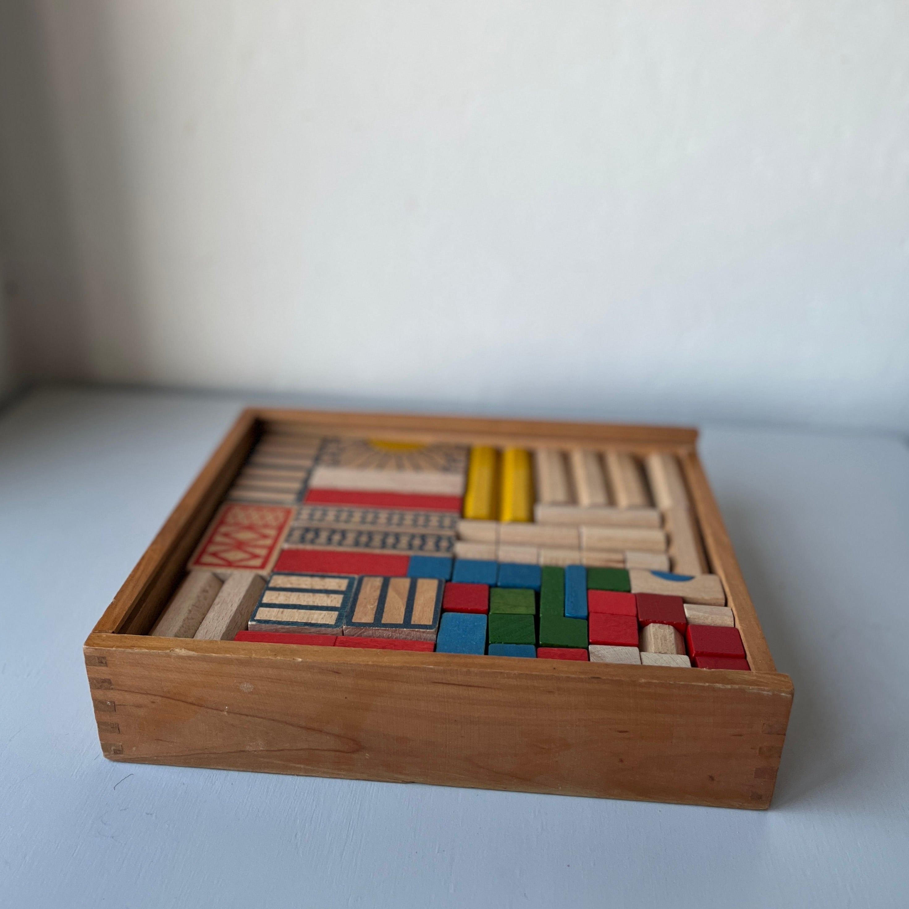 Vintage wooden blocks