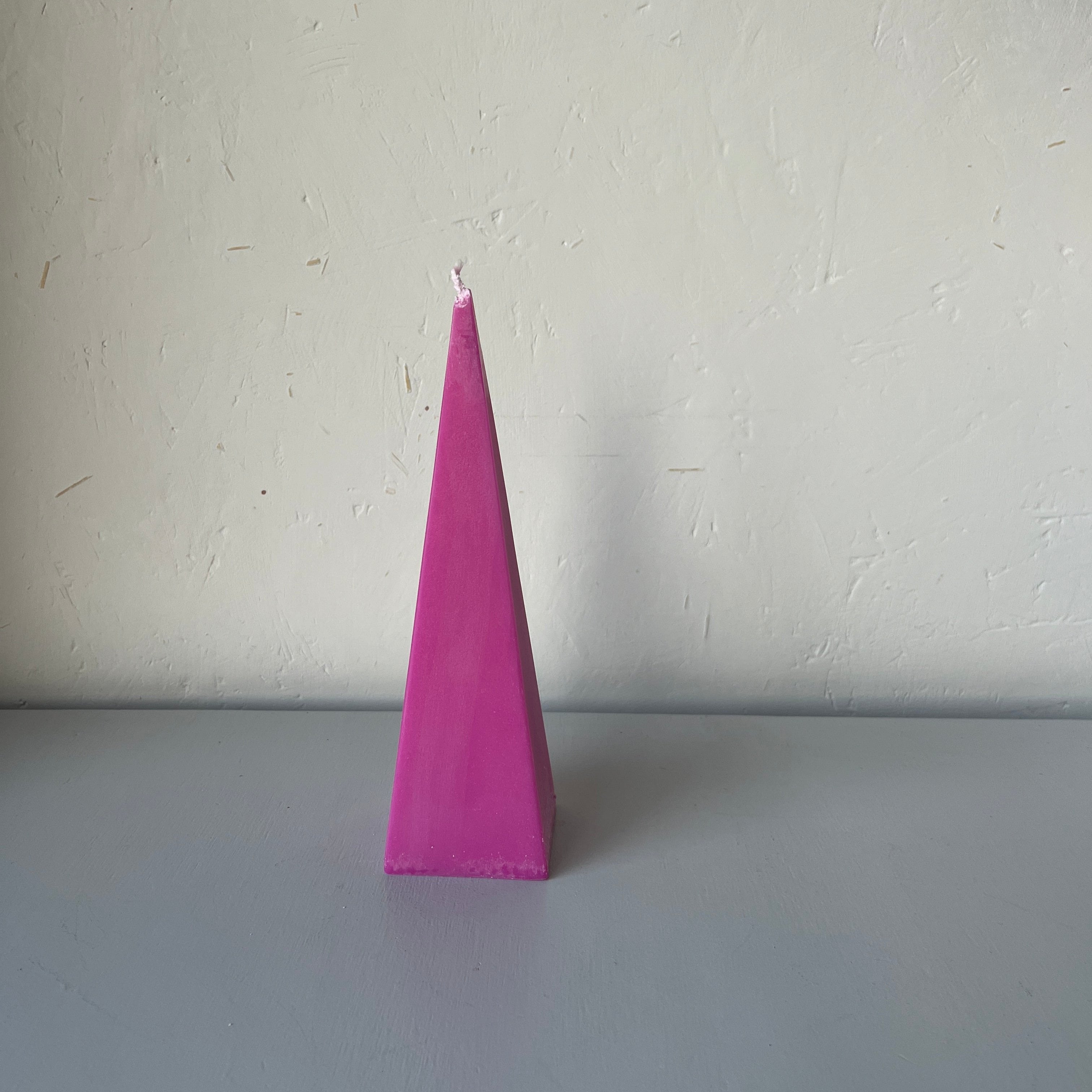 Piramide candle - Candy pink