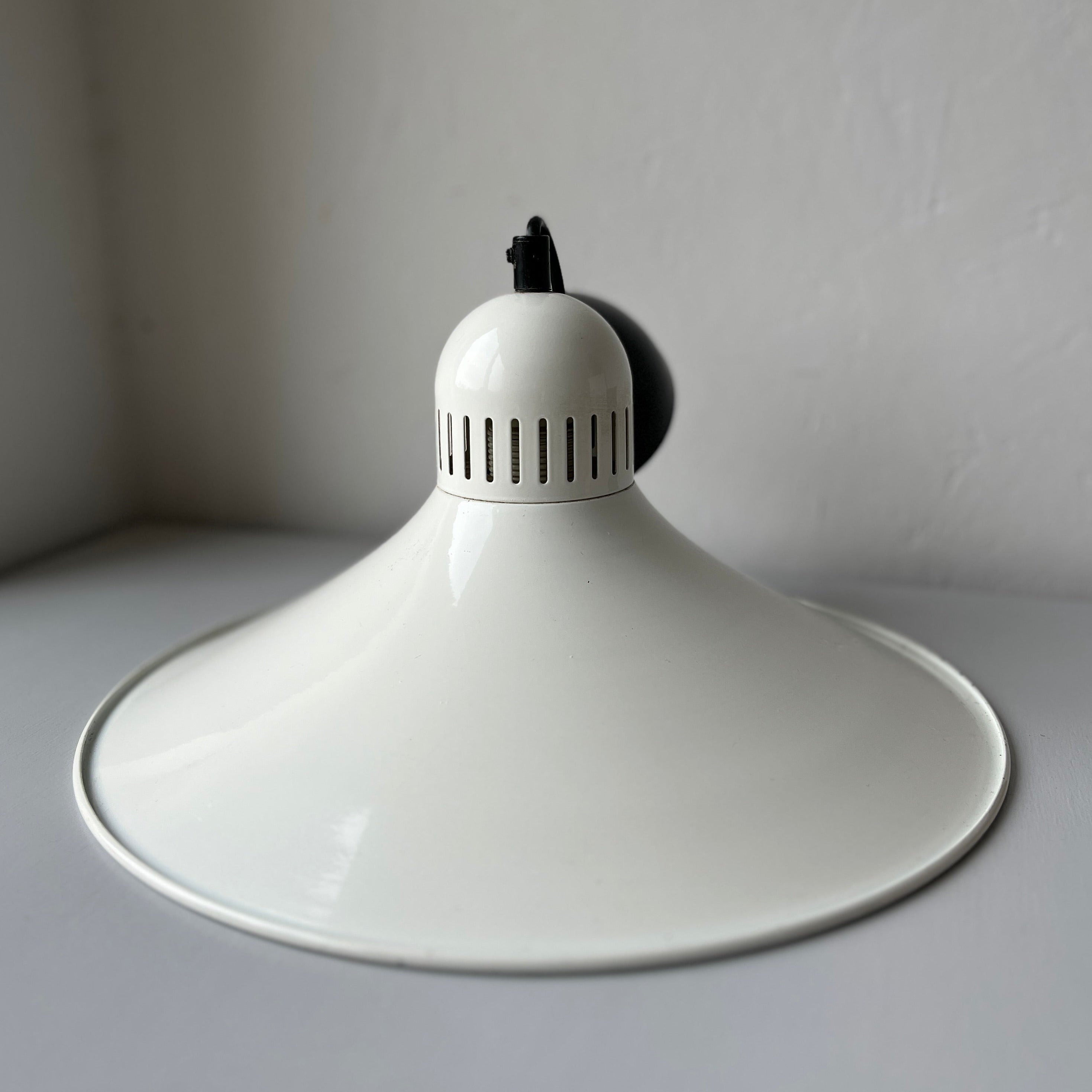 Big vintage white lampshade