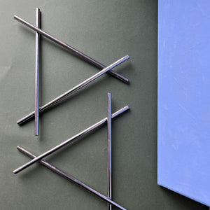 SALE Set of stainless steel potholders triangle now