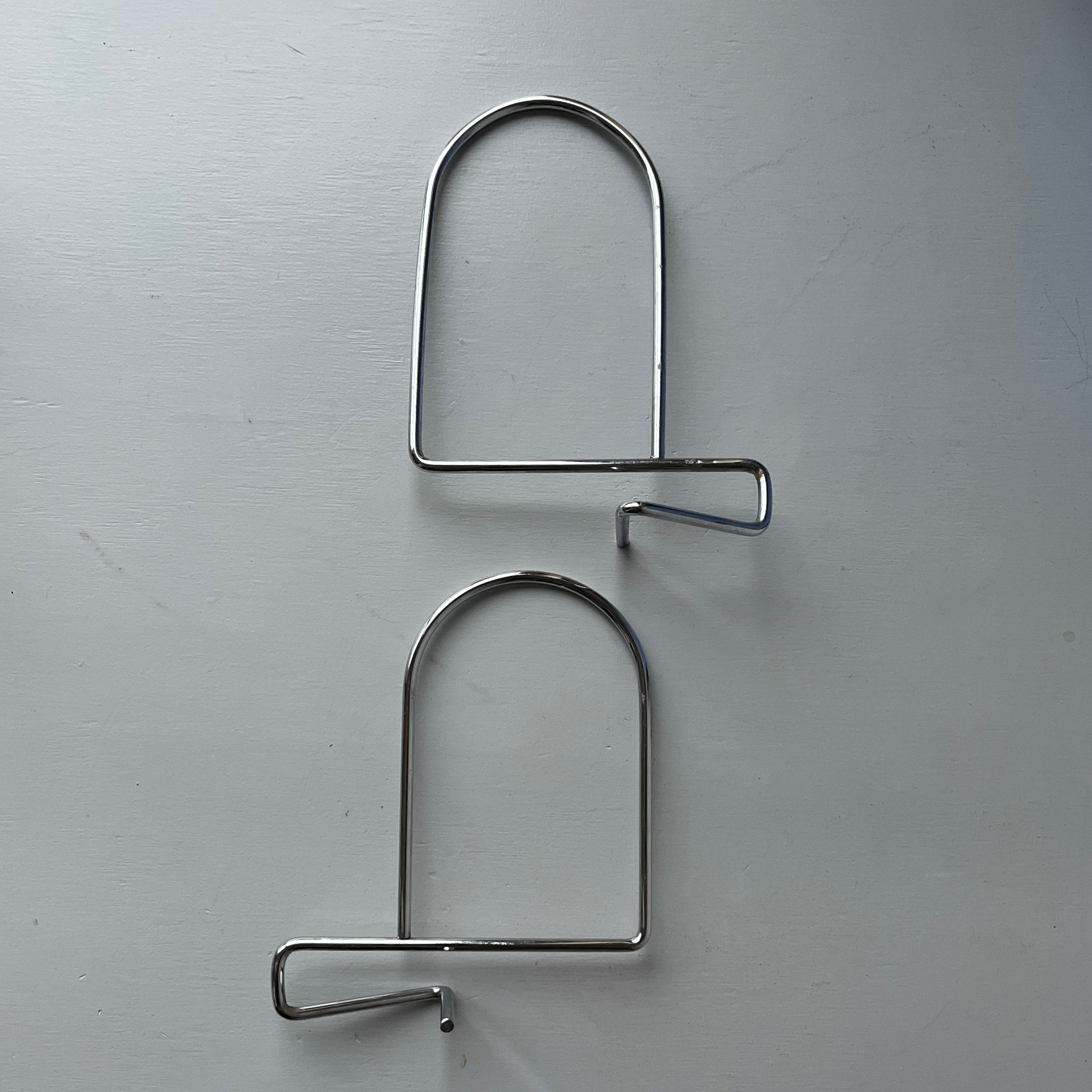 Set of vintage bookends steel