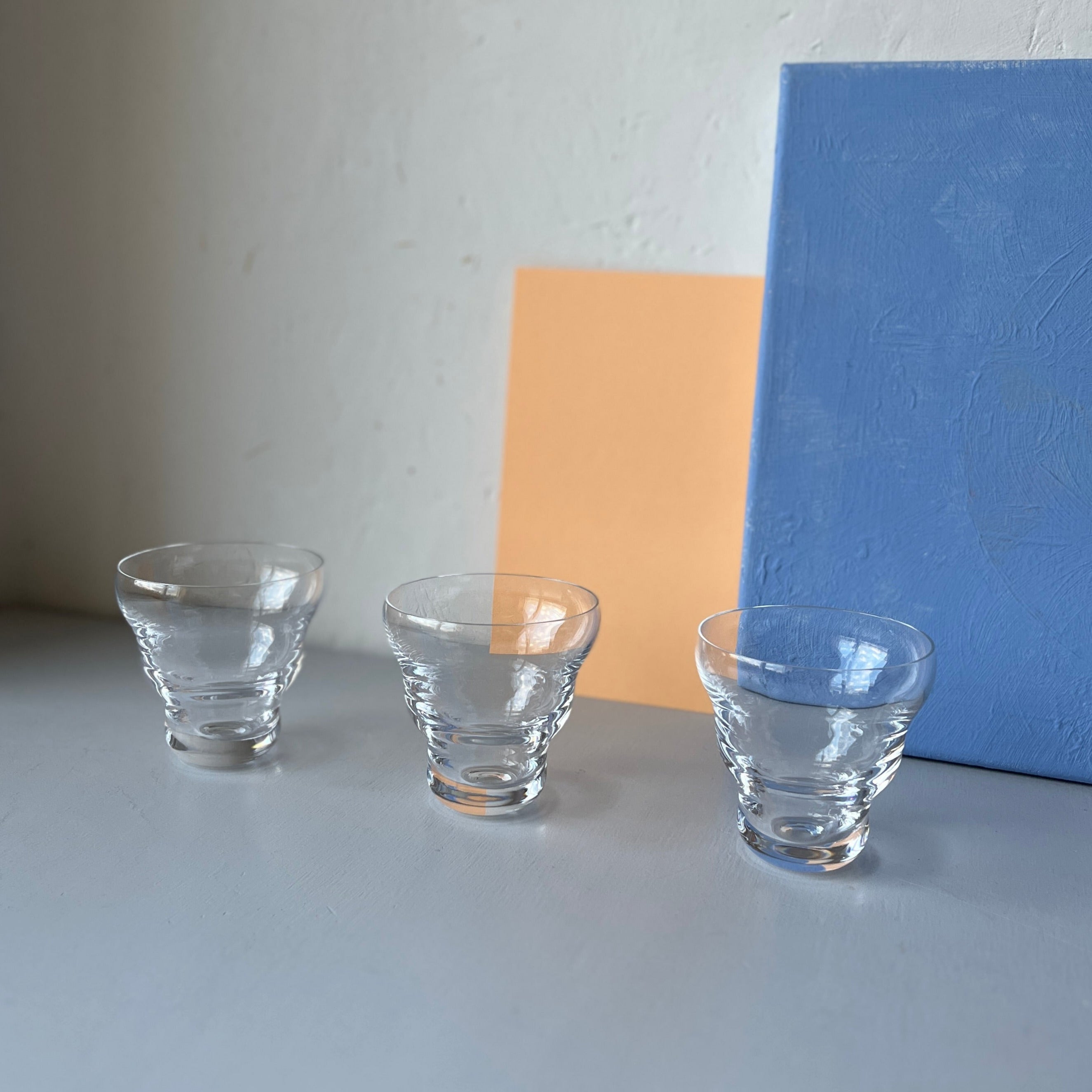 Set of 3 bulb glasses