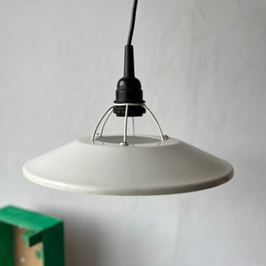 Light grey vintage lampshade