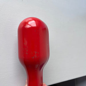 Vintage red squeeze lamp