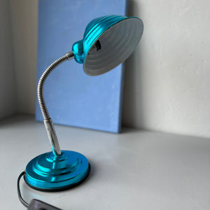 Turkoois vintage desk light