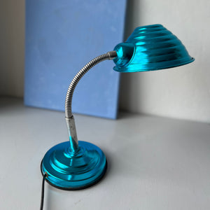 Turkoois vintage desk light