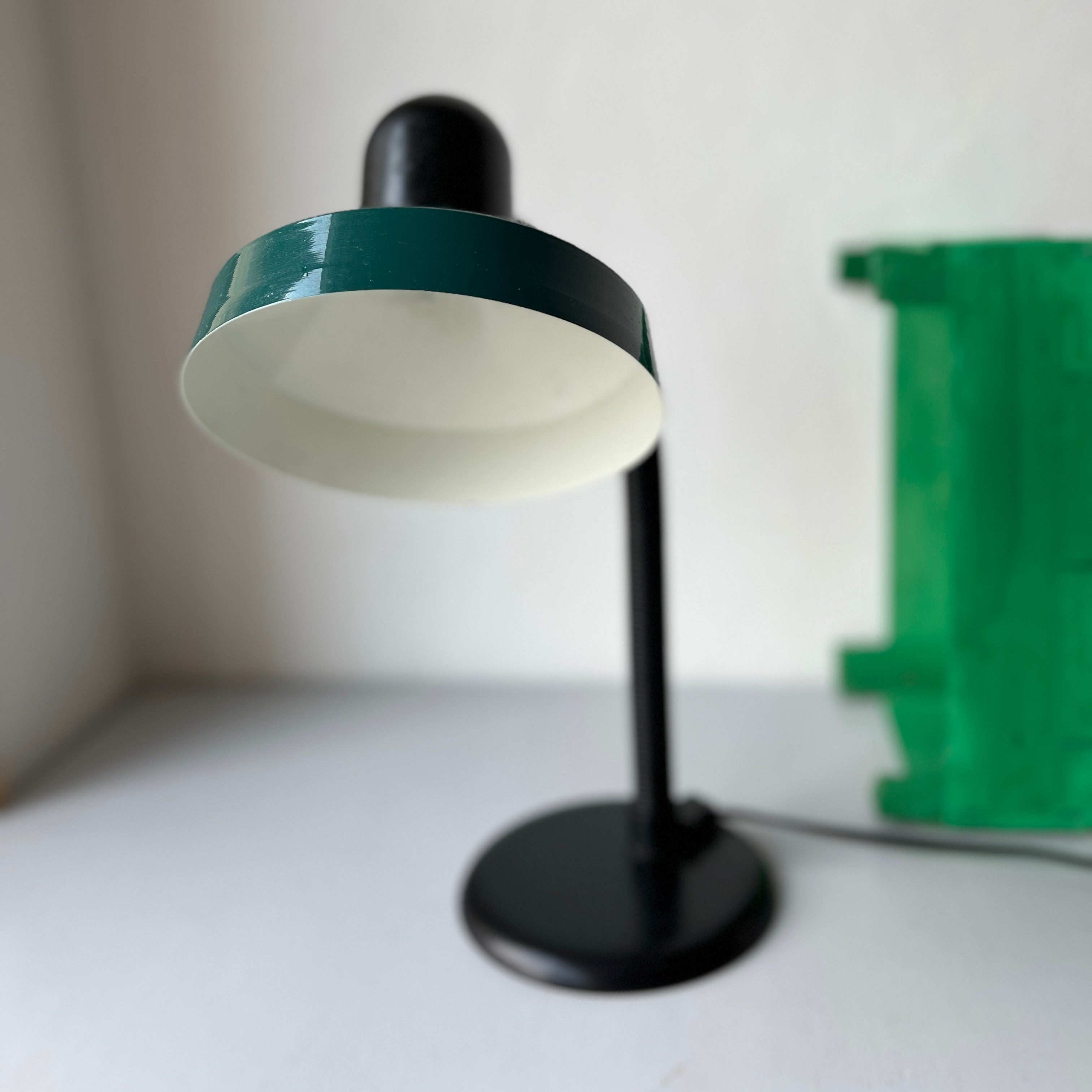 Desk light vintage seagreen