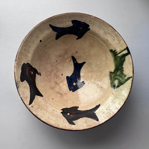 Terracotta fish bowl