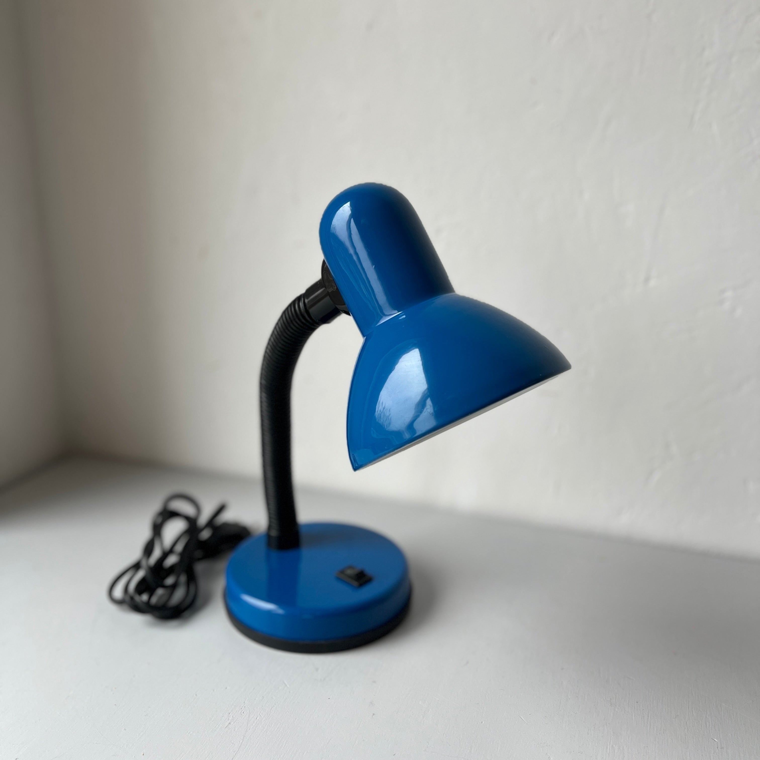 Blue desk light