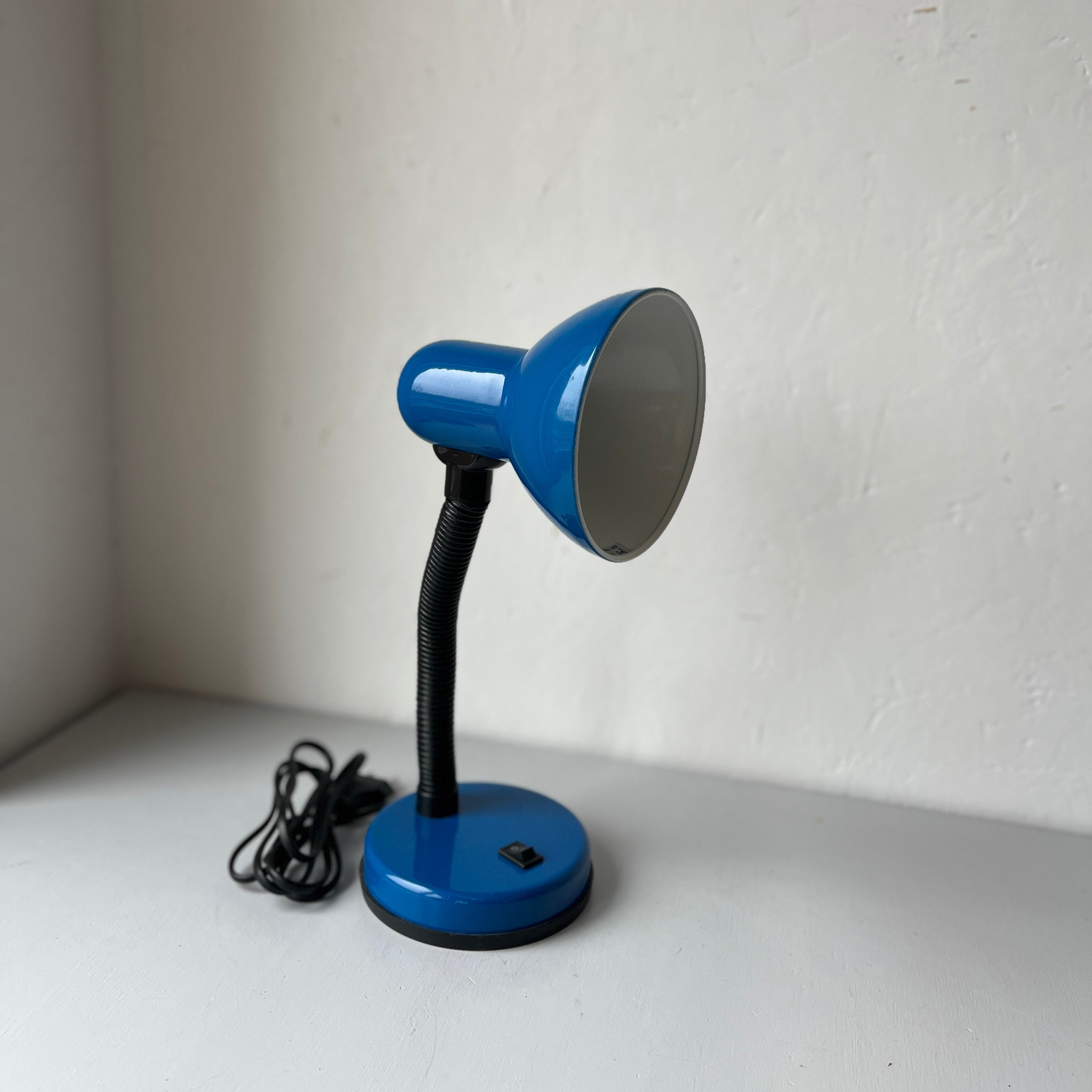 Blue desk light