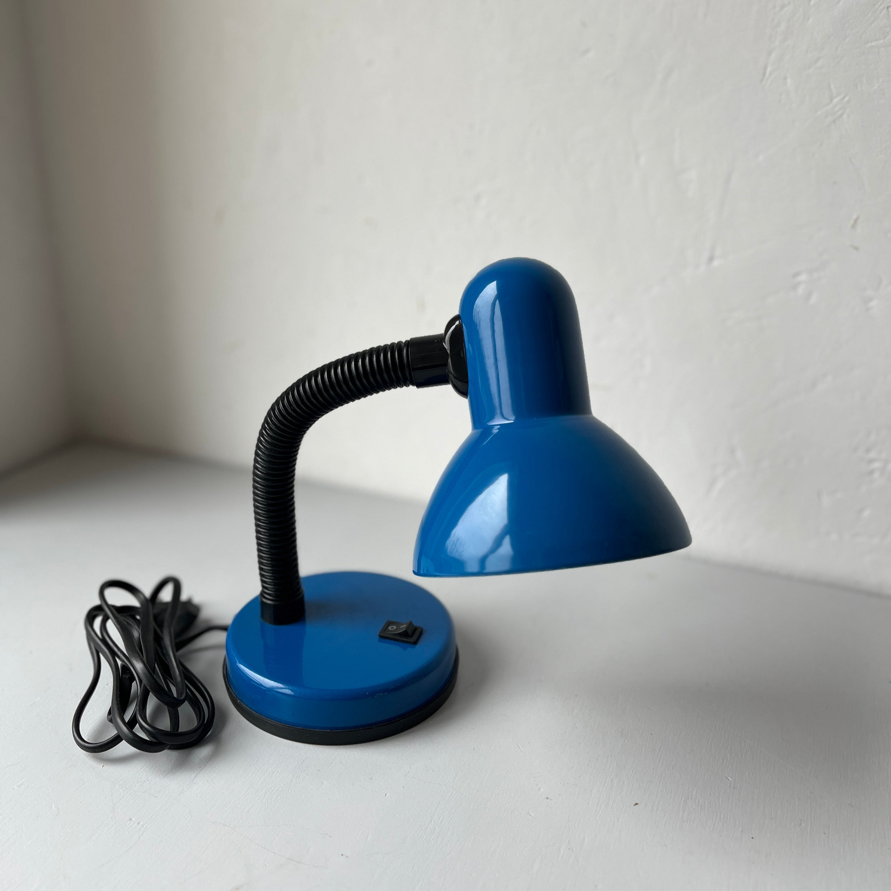 Blue desk light