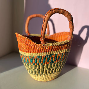 Seagrass basket middle No. 4
