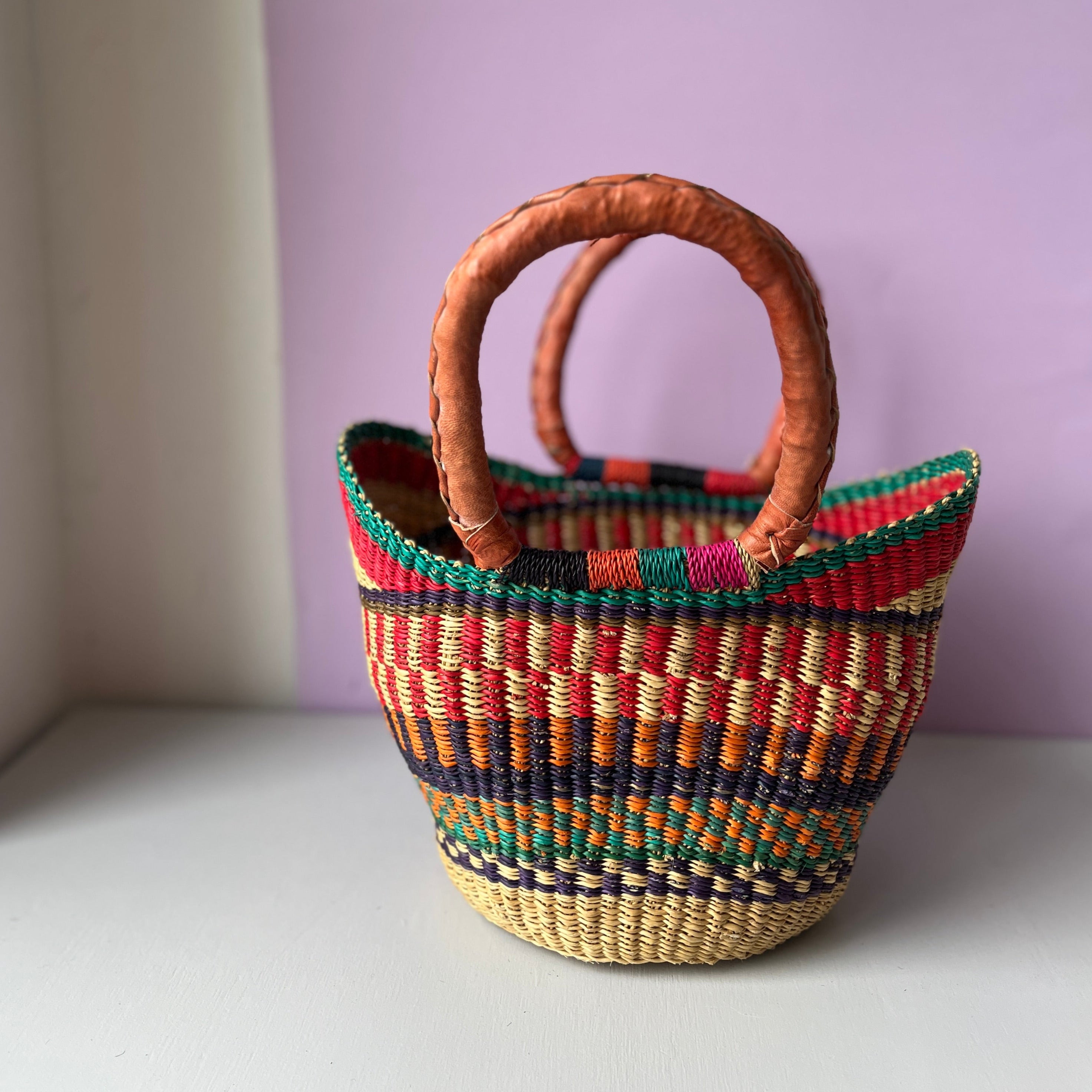 Seagrass basket middle No. 5