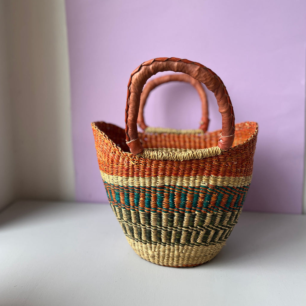 Seagrass basket middle No. 4