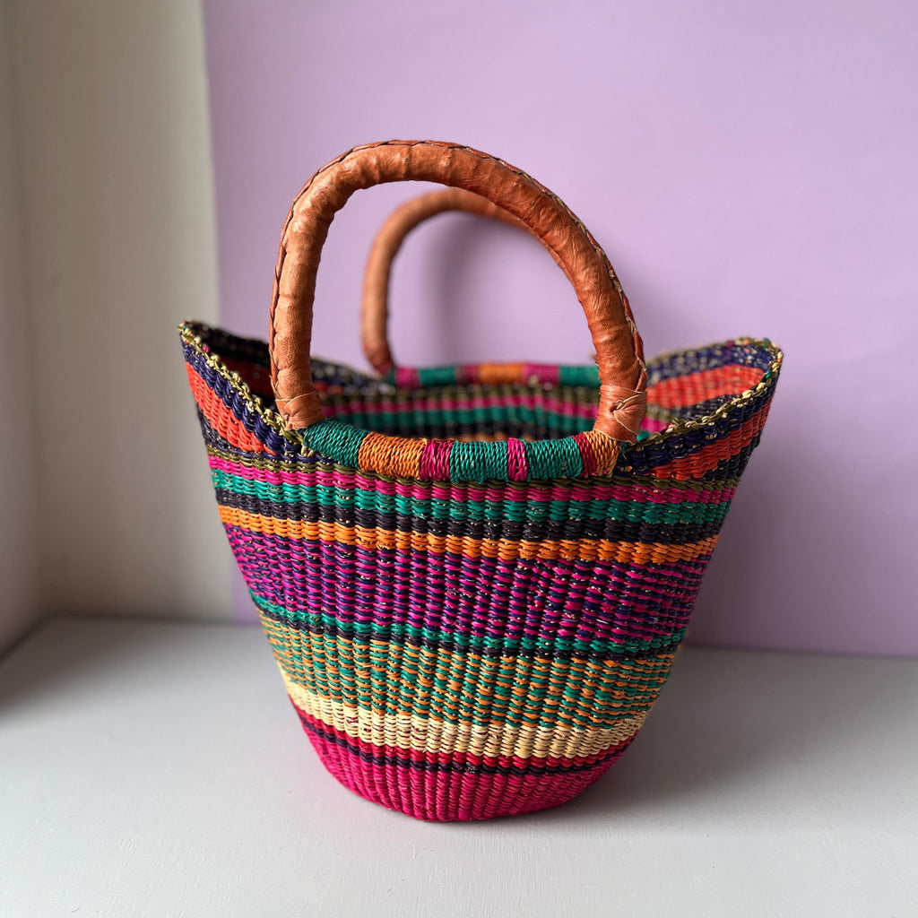 Seagrass basket middle No. 1
