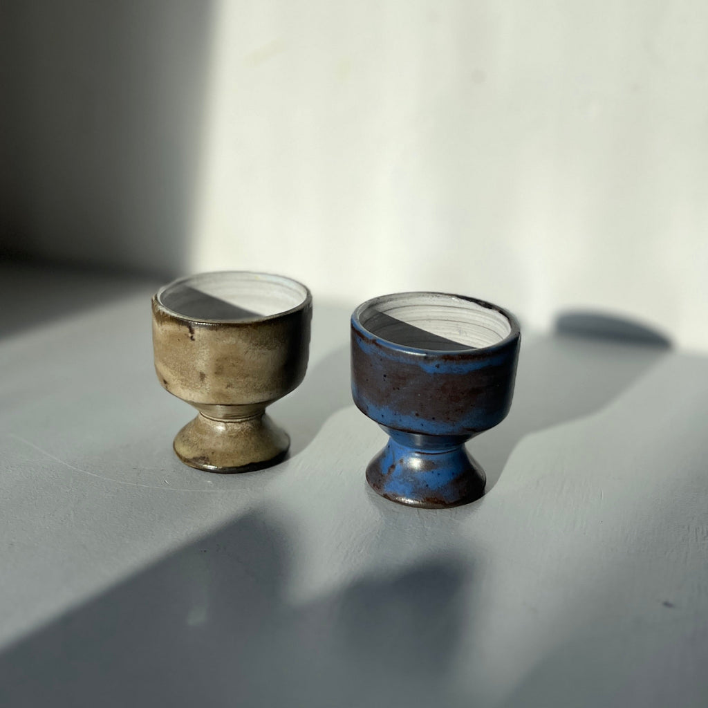 Two ceramic egg cups