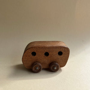 Handmade wooden cars