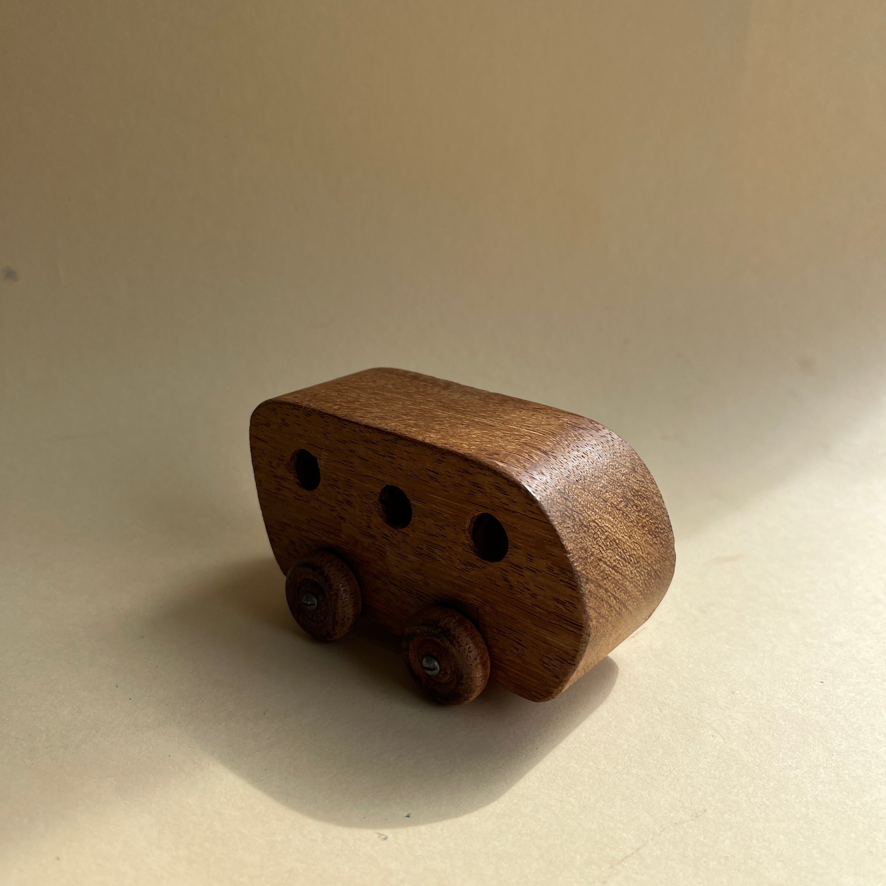 Handmade wooden cars