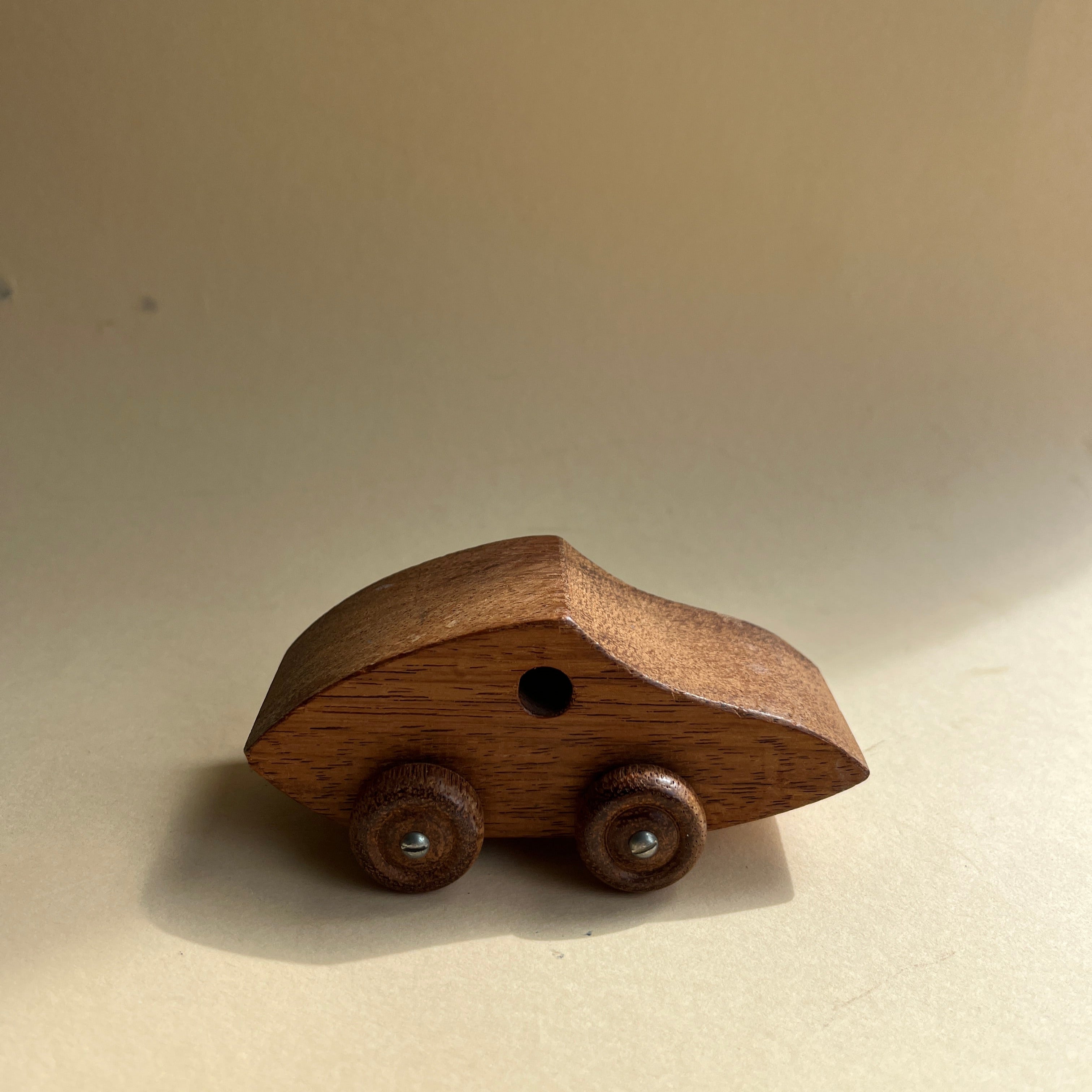 Handmade wooden cars
