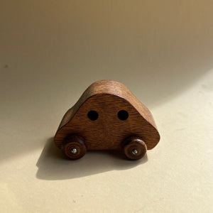 Handmade wooden cars