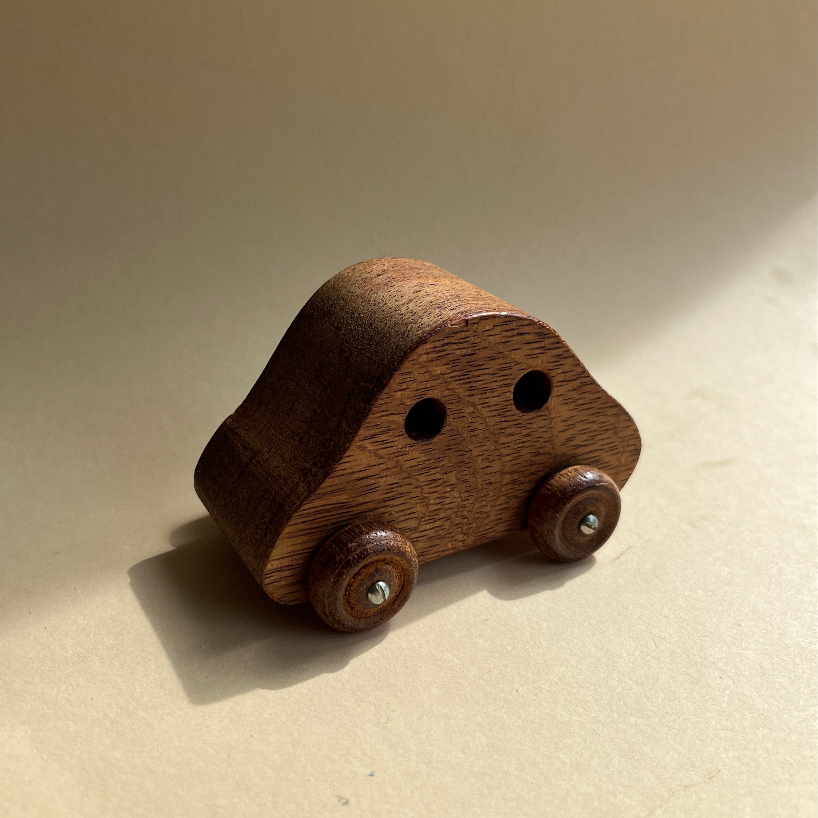 Handmade wooden cars