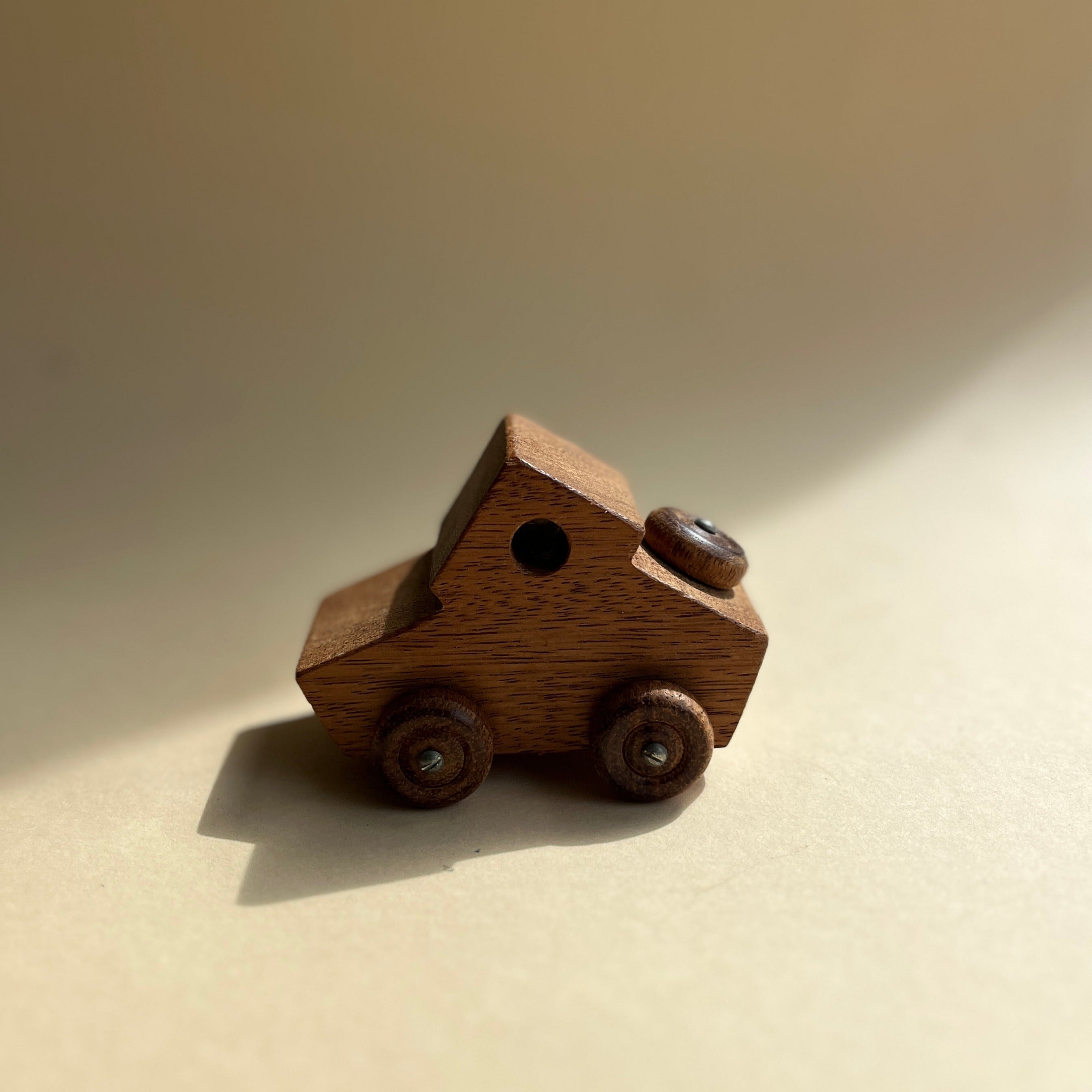 Handmade wooden cars