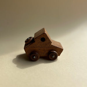 Handmade wooden cars
