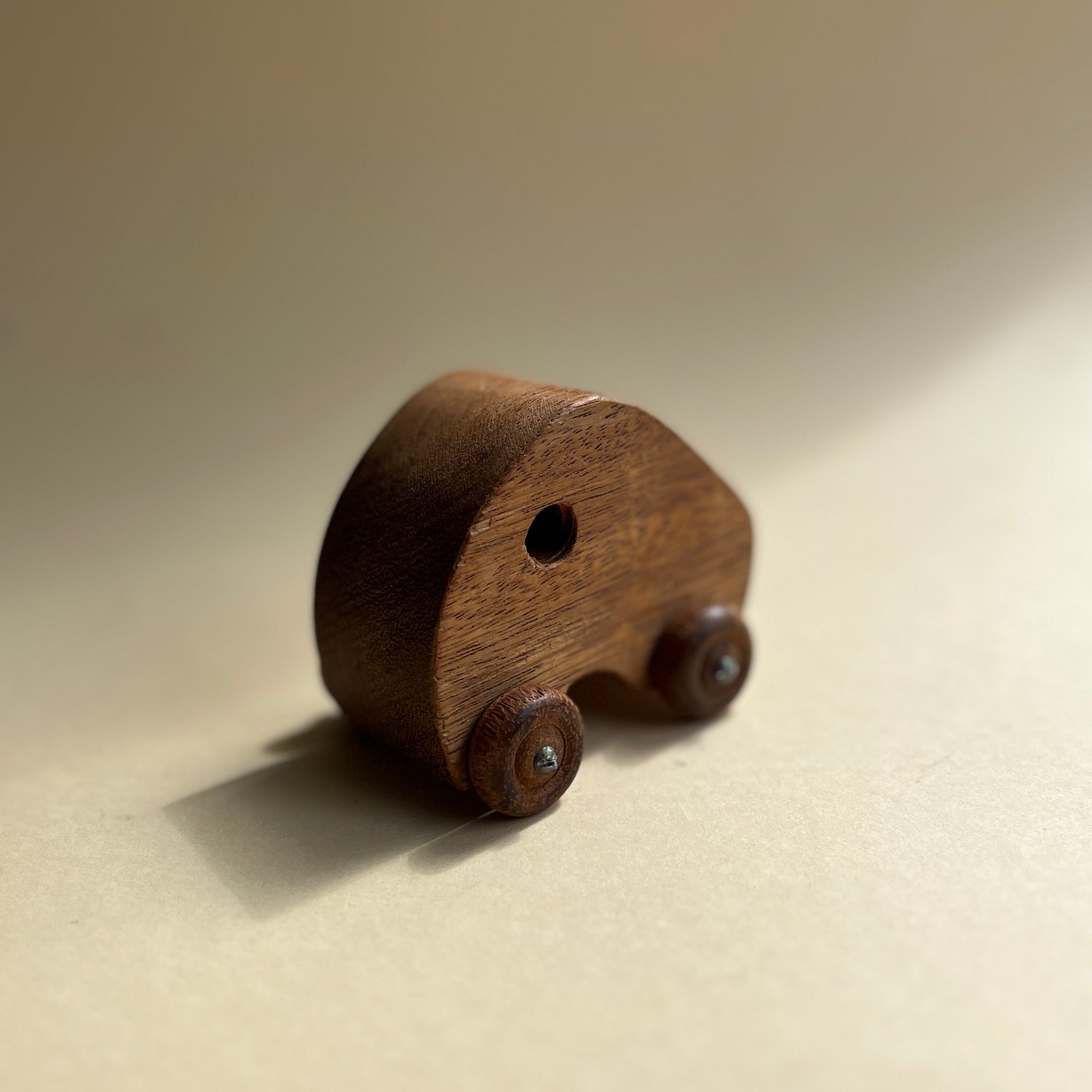 Handmade wooden cars