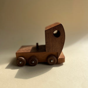Handmade wooden truck