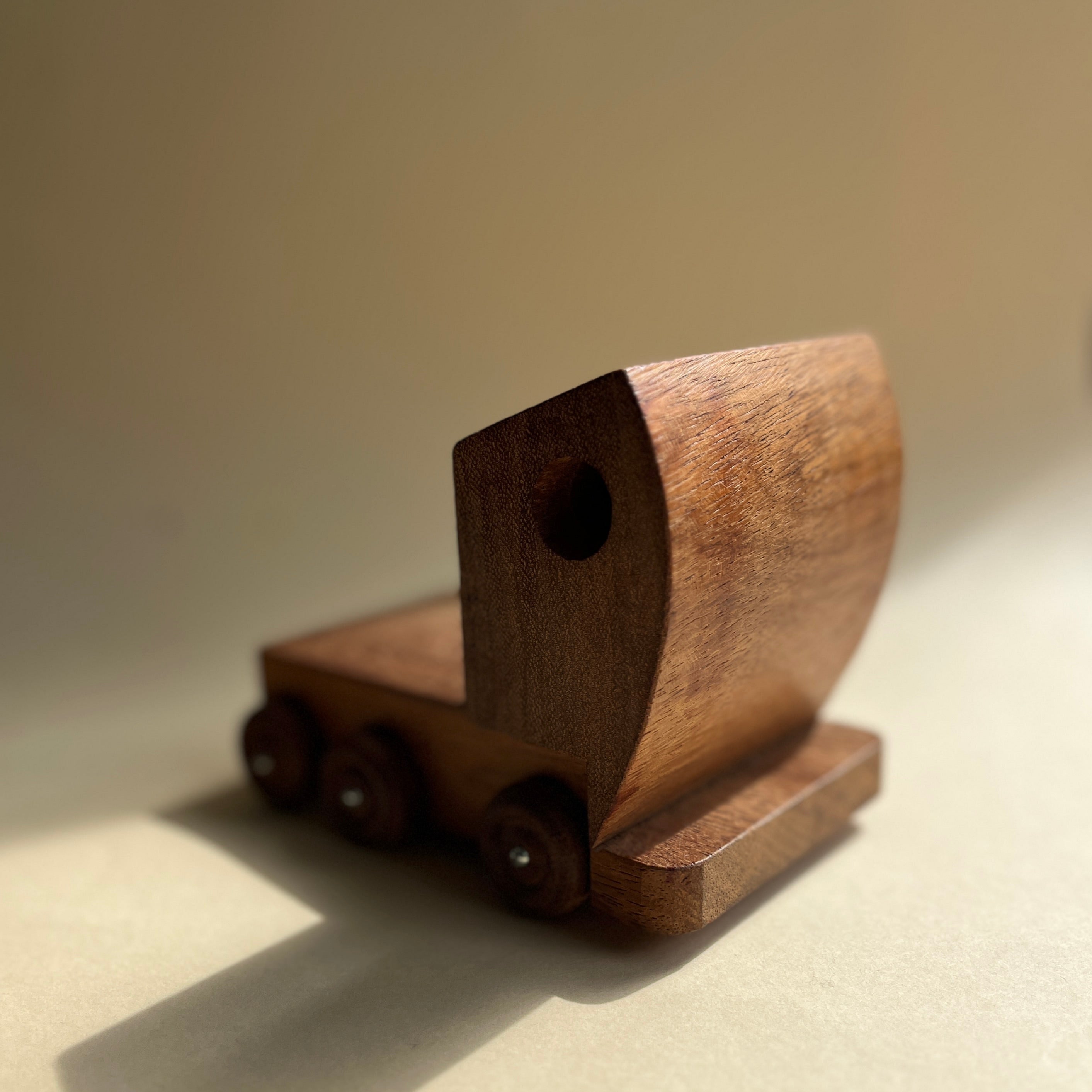 Handmade wooden truck