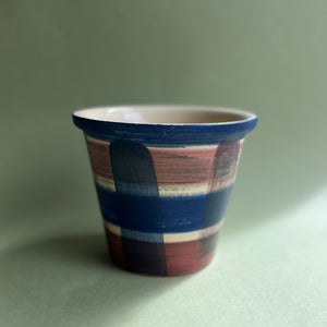 Vintage ceramic flowerpot