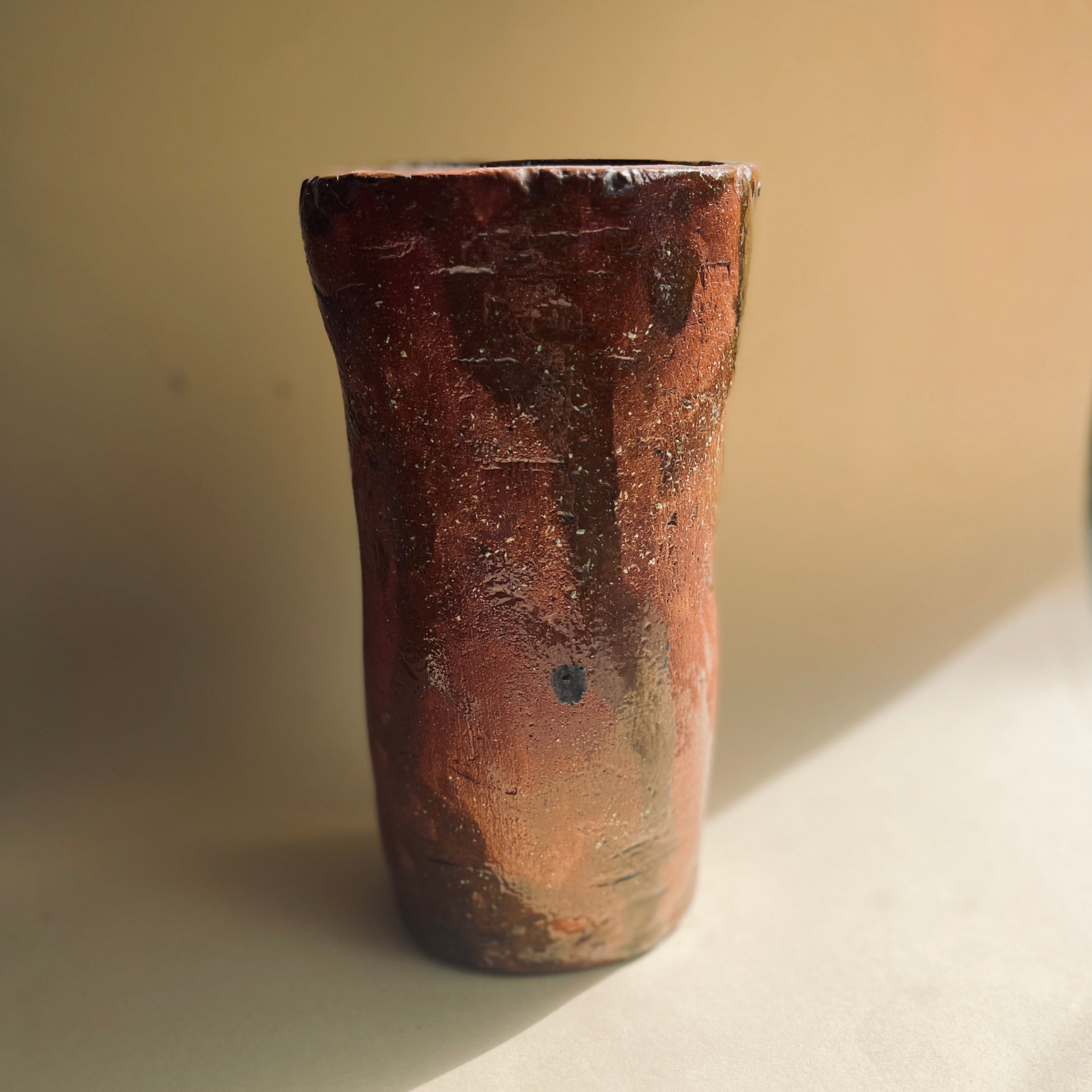 Handmade rustic vase