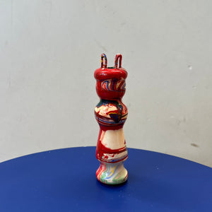 Marbled knitting spool