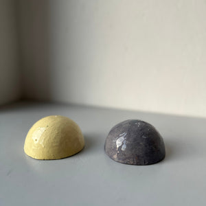 Set handmade ceramic bowls