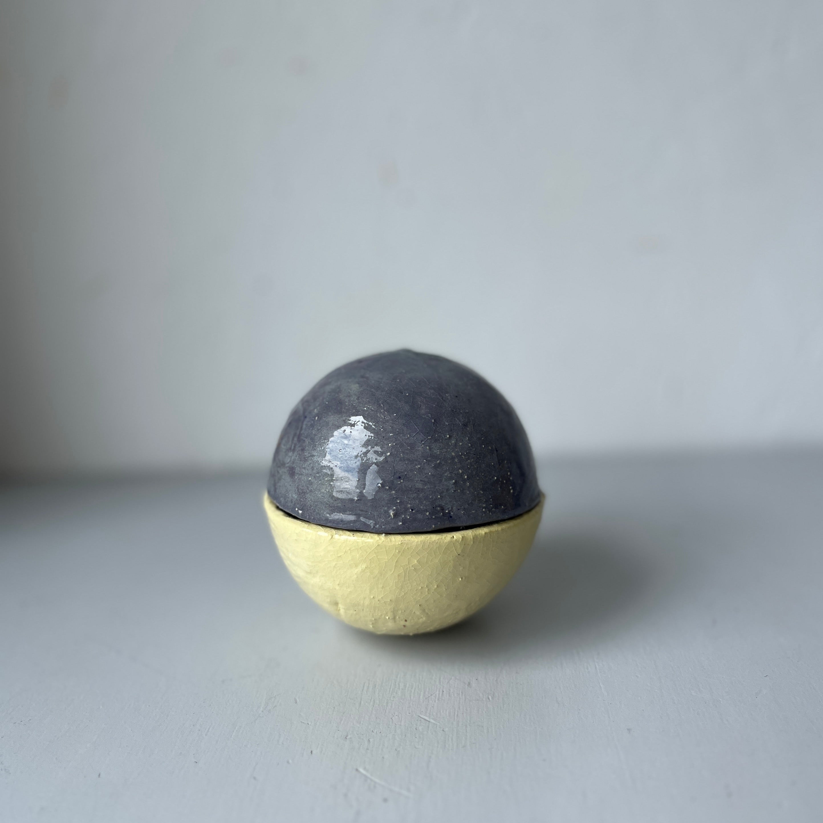 Set handmade ceramic bowls