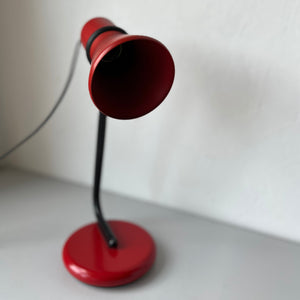 Little red vintage desk lamp