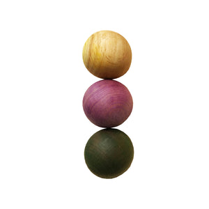 3 Wooden balls