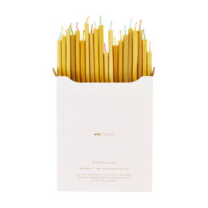 20 Beeswax birthday candles - coming soon