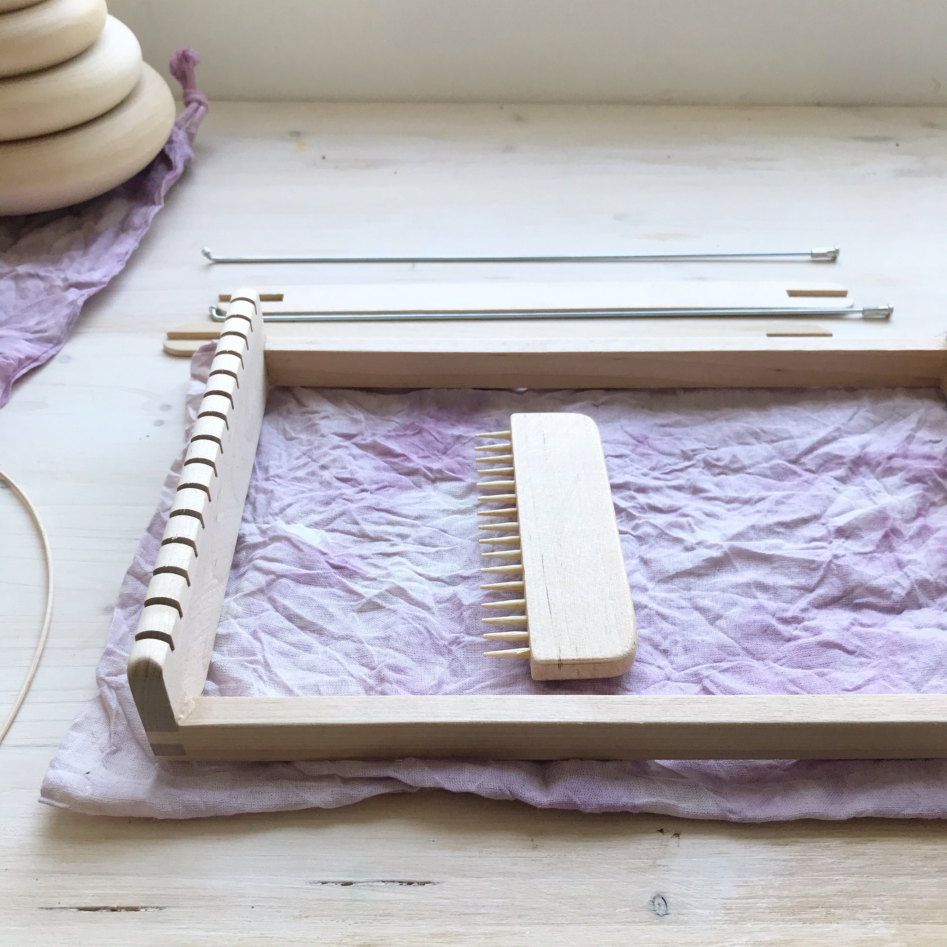 Small wooden loom