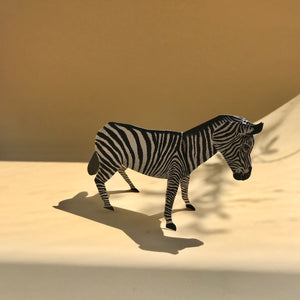Pop-Up paper Zebra card