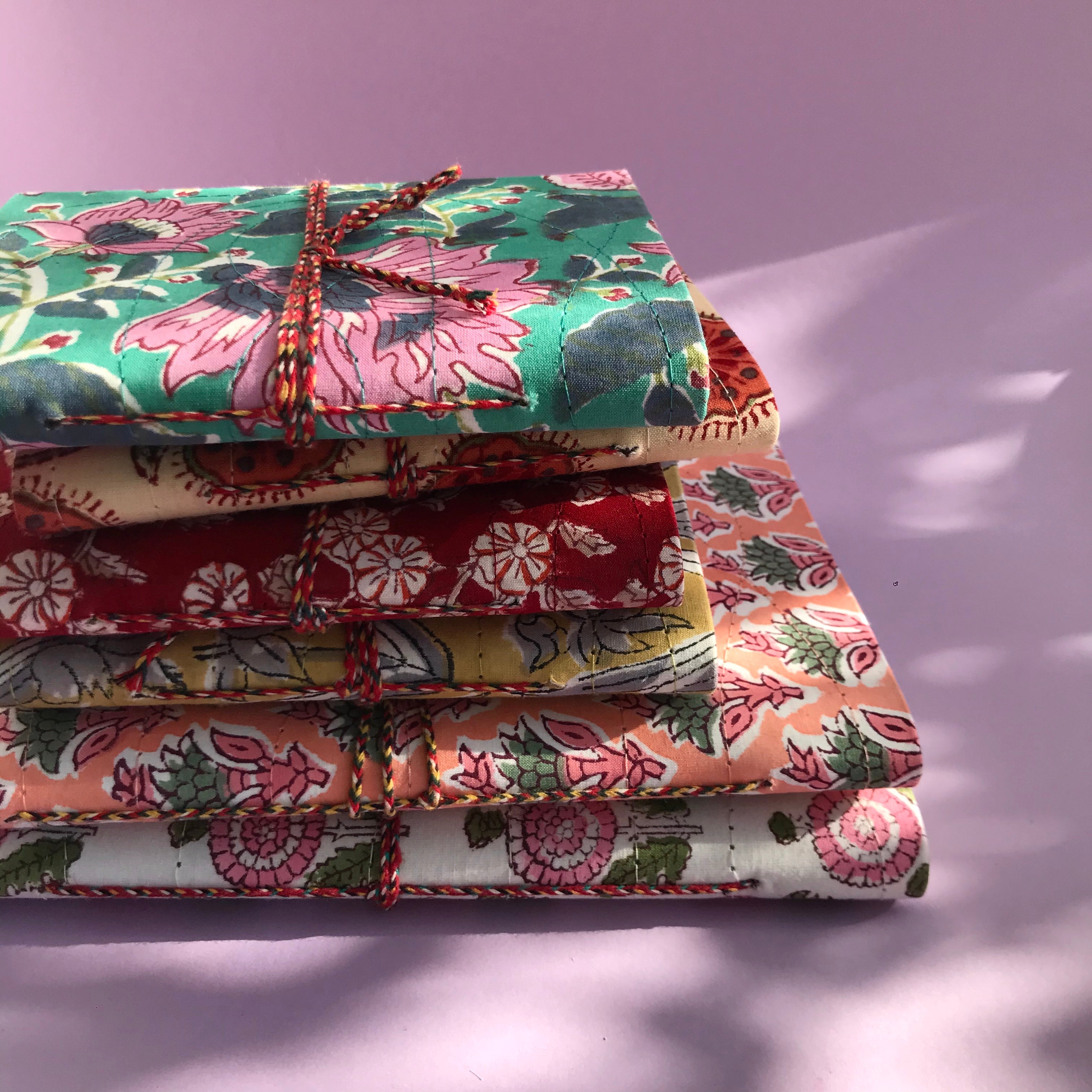 Notebook flower print A5