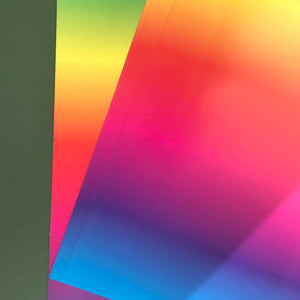 Double sided rainbow paper set
